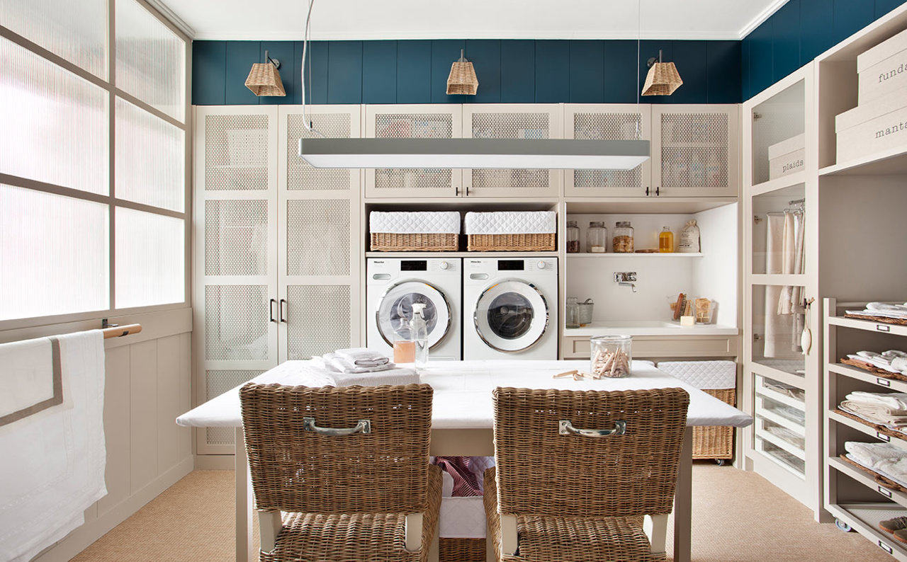 El lavadero puede ubicarse en la cocina, el ban~o o en una estancia independiente, pero siempre debe ser pra´ctico y con mucho espacio de almacenaje  Estas son las mejores ideas para decorarlo