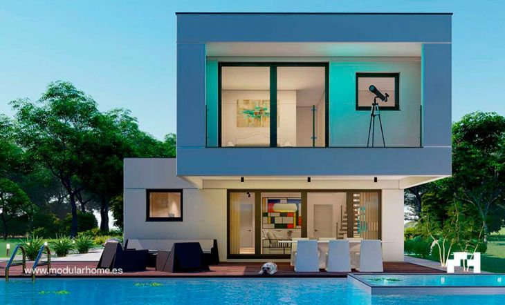 La casa prefabricada de diseño Rothko de Modular Home