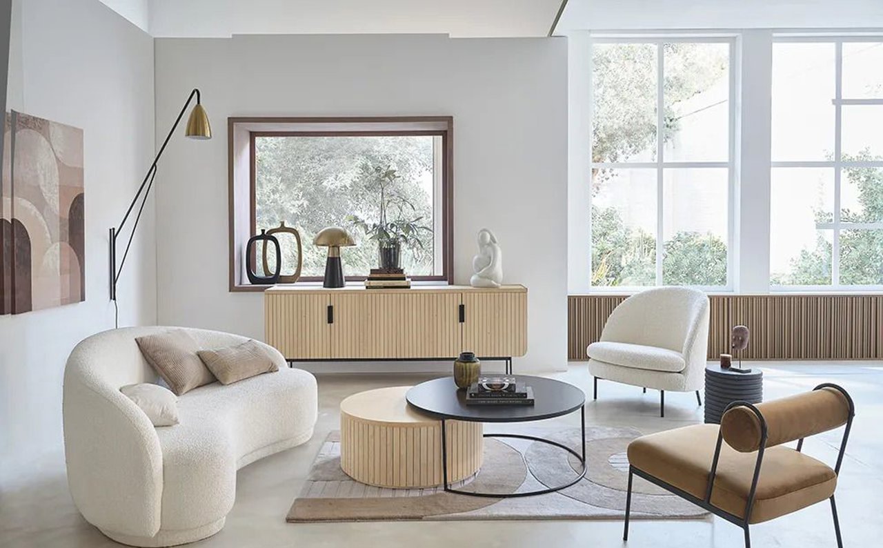 Llegan los muebles con curvas para protagonizar la deco de tu casa