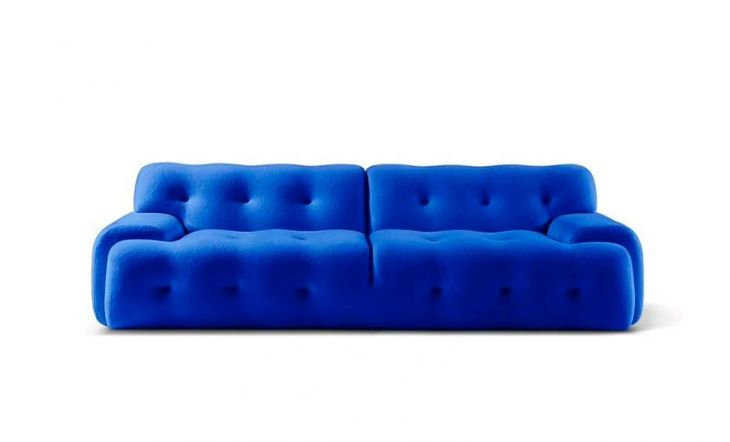 sofa blogger de roche bobois en azul cobalto 24