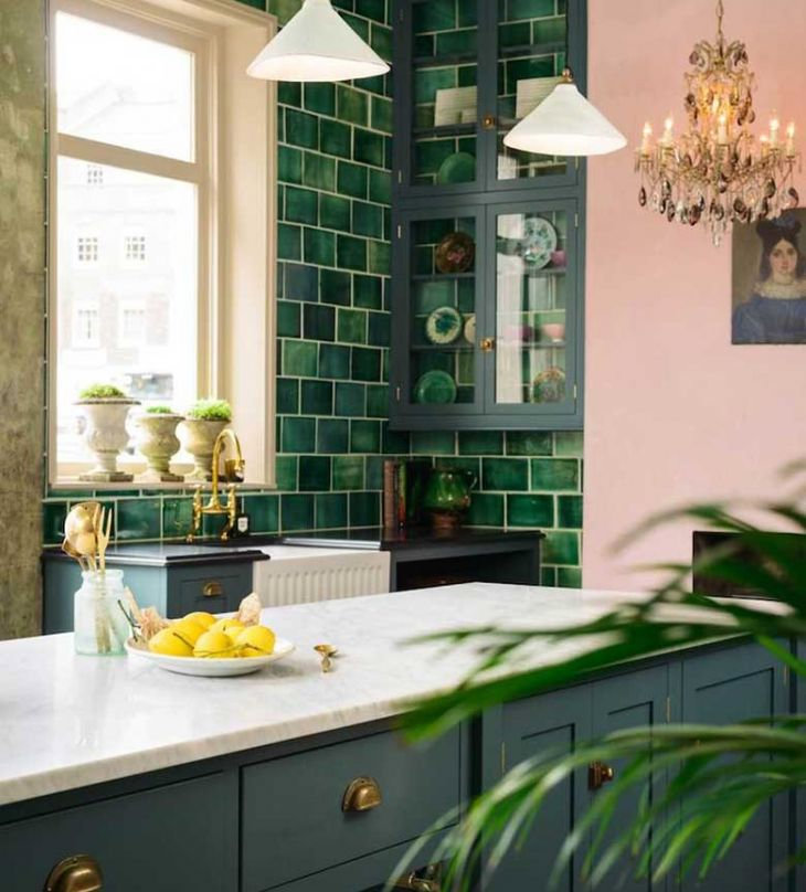 decorar la cocina en verde devol kitchens 3