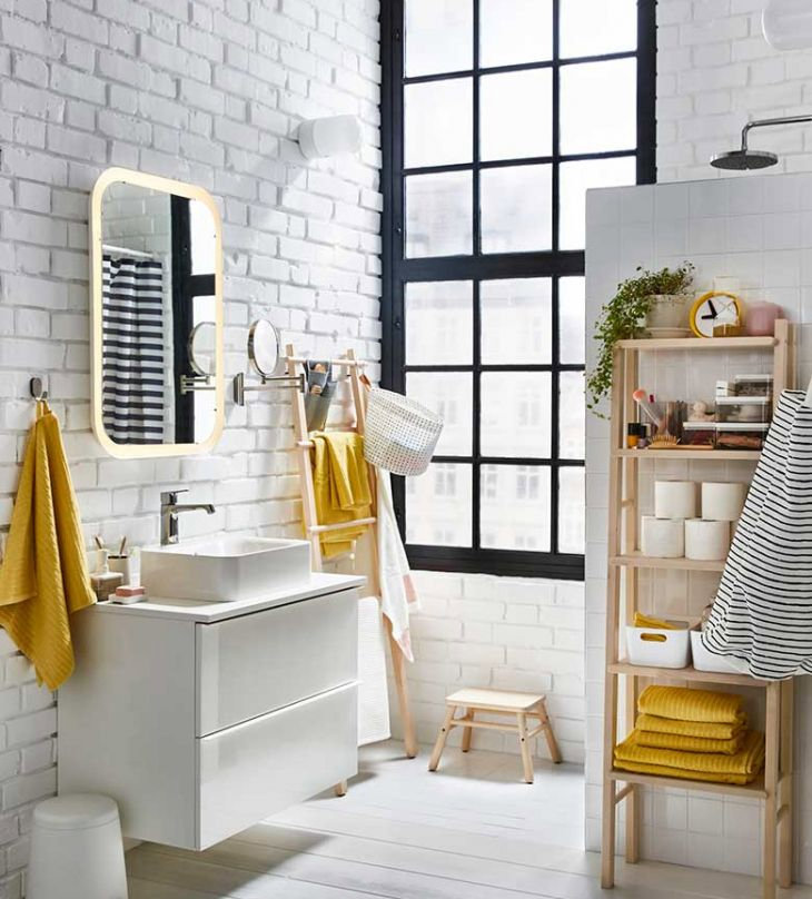 Las mejores ideas para decorar un baño pequeño están en IKEA