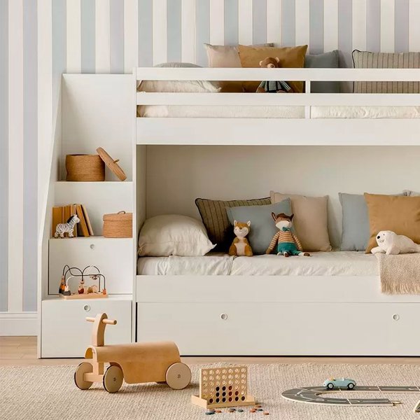 9 trucos para ganar espacio en el dormitorio infantil