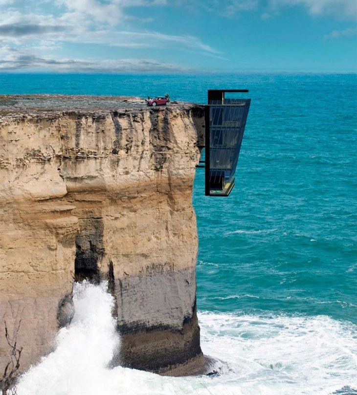 Cliff house by modscape: Victoria, Australia