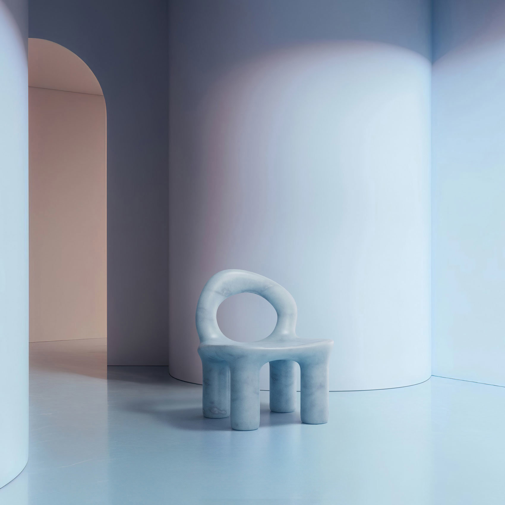 Origen es la silla creada por Six N. Five que combina formas orgánicas con una estética única y llamativa, manteniendo un enfoque minimalista pero escultórico.