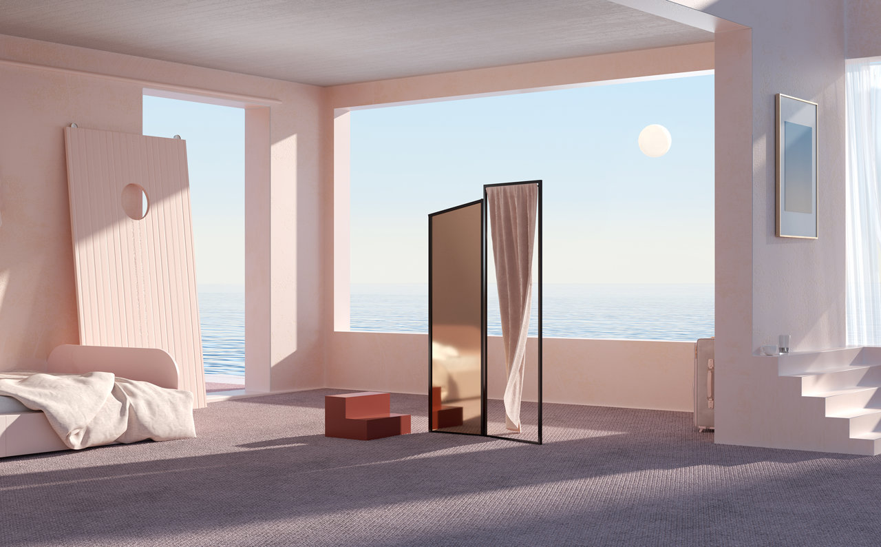 The Wait, proyecto de arte digital para el diseño de la colección de muebles de Atelier Aveus basada en la espera. 