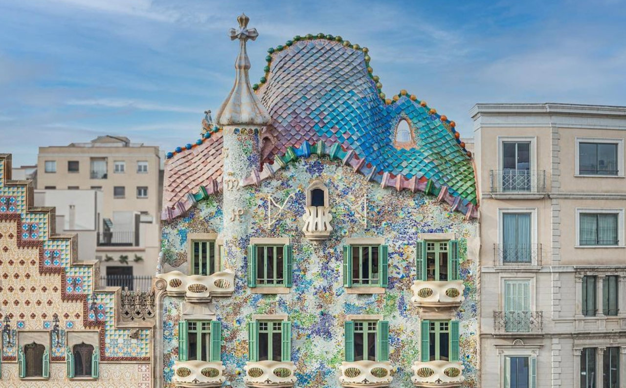 Casa Batlló, una de las obras modernistas más icónicas de la arquitectura catalana.