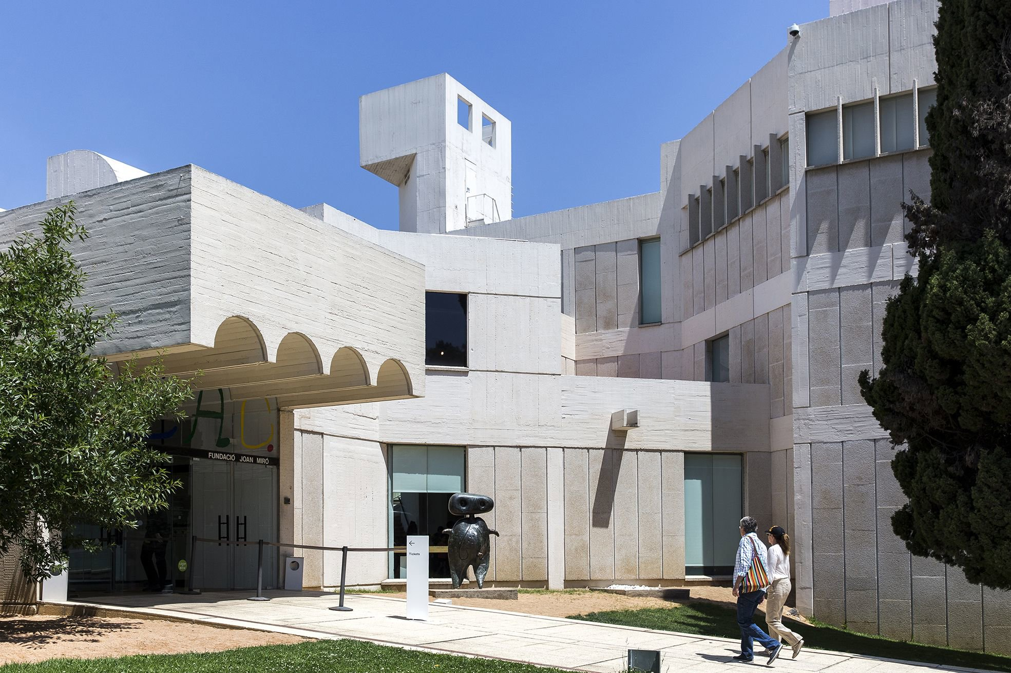 Edificio Fundación Joan Miró en Barcelona, que acogerá la exposición 'Miró Matisse' 