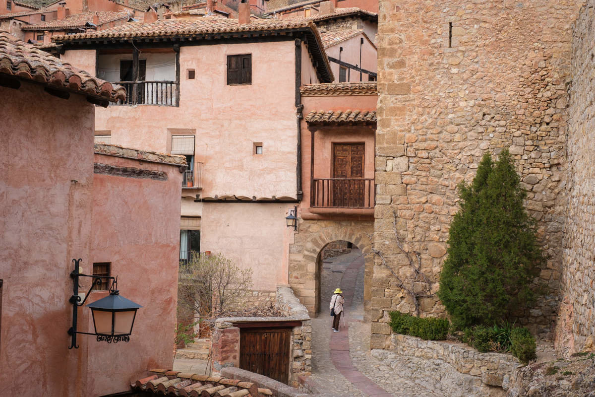 Una de las calles de Albarracín