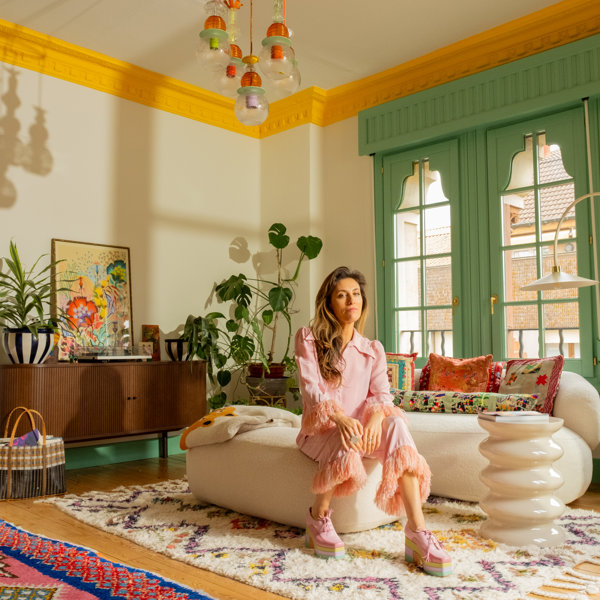La casa de Celia Bernardo todo vitalidad, color y eclecticismo... reflejo de ella misma