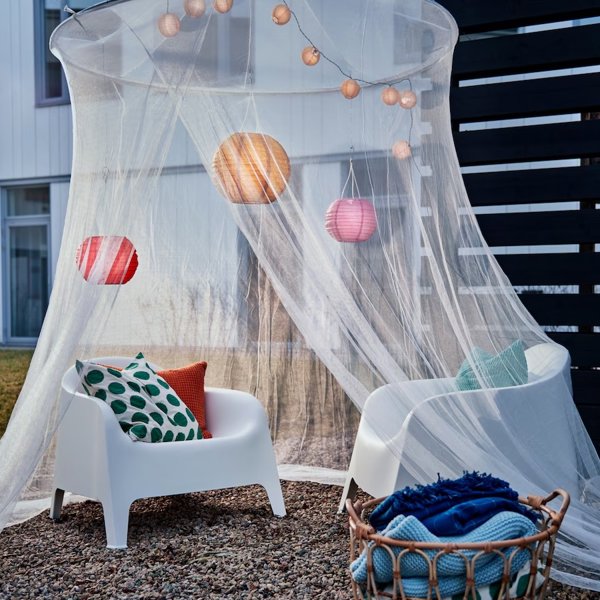 IKEA agotará esta mosquitera para terrazas: siestas sin mosquitos, elegante y fácil de limpiar