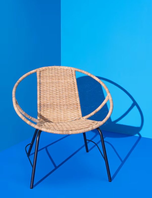 Este sillón natural de IKEA es una versión de un diseño de los años 50 y ahora vuelve como tendencia 