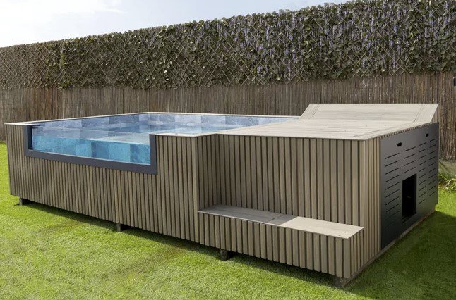 Piscina Poolspa Deluxe Twin Ref. 90835494