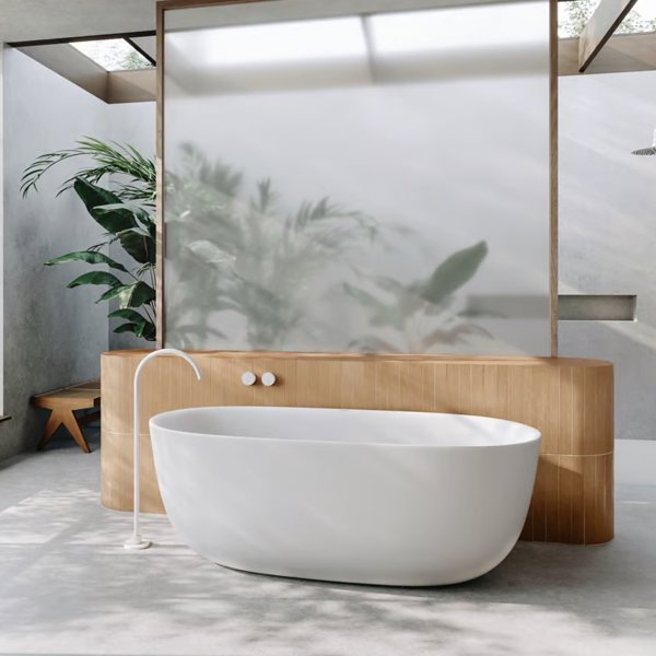 Las paredes de estos 8 baños minimalistas proporcionan un plus de relax… ¡y de estilo!