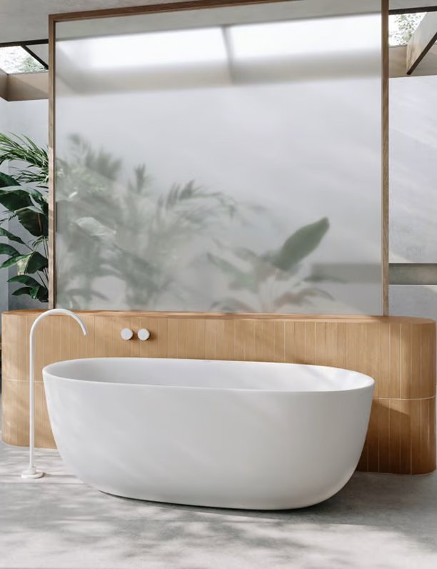 Las paredes de estos 8 baños minimalistas proporcionan un plus de relax… ¡y de estilo!