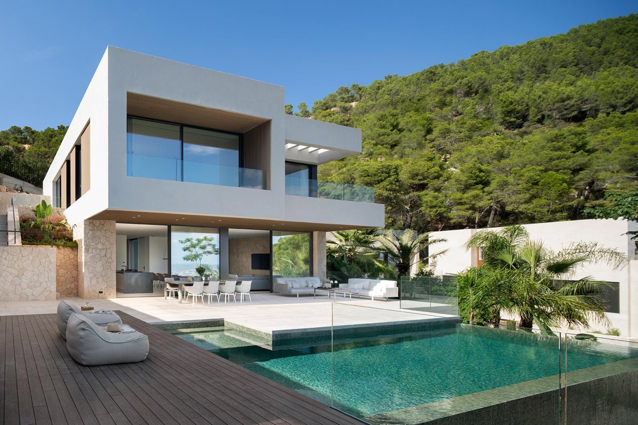 La vivienda se ubica en el exclusivo enclave residencial de Son Vida, en Mallorca.