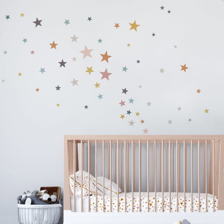 vinilo decorativo estrellas pastel sunset