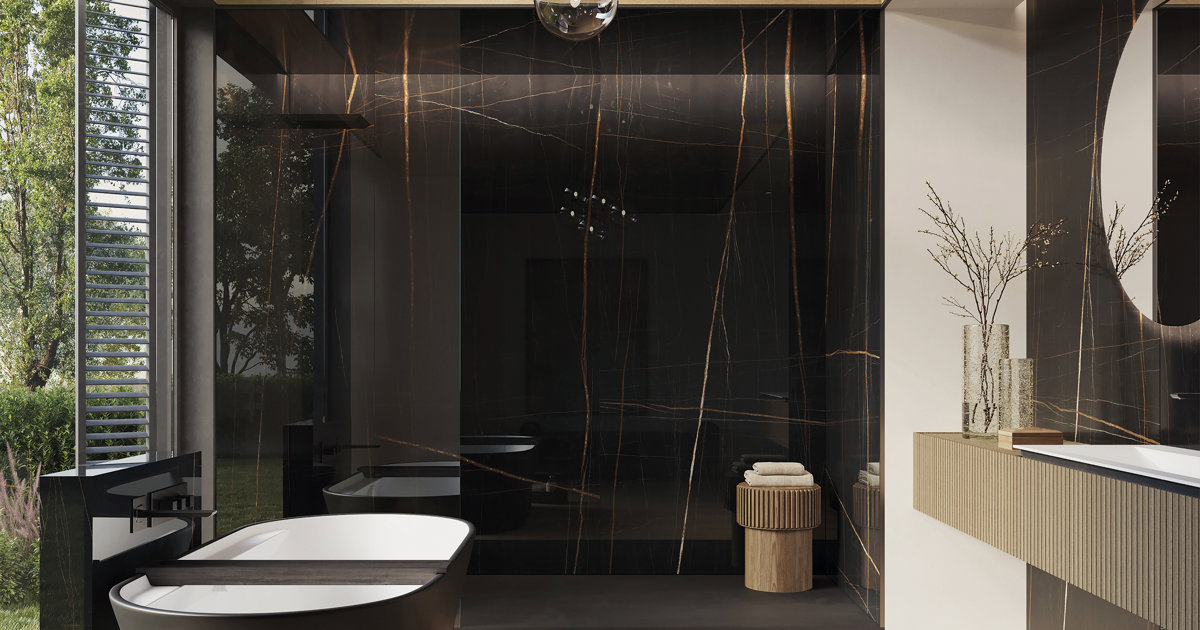 Baños colores oscuros