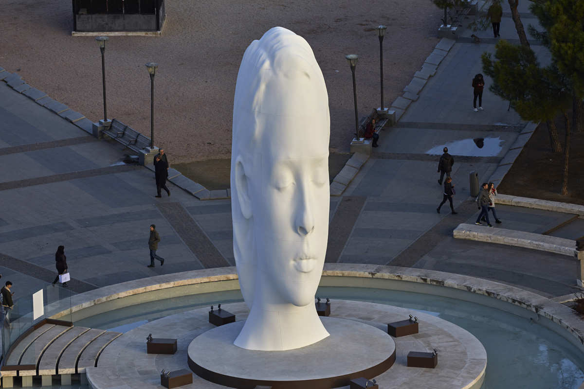 Carmen de Jaume Plensa escultura Madrid