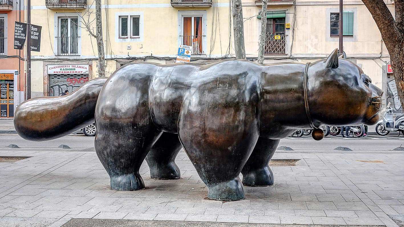 El Gato de Botero escultura