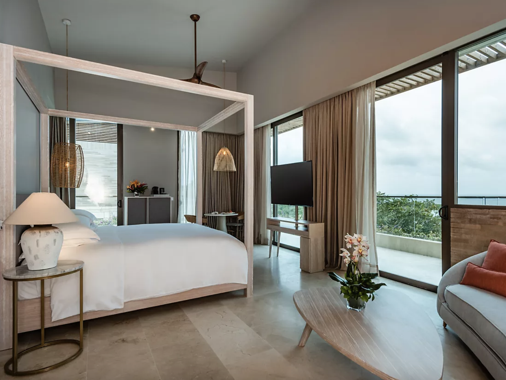 Las habitaciones y suites de Sofitel Barú Calablanca son el lugar donde descansar completamente.