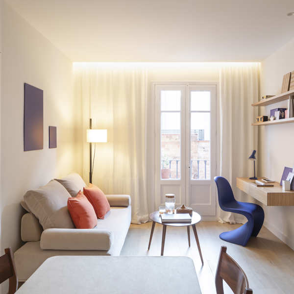 Mini piso moderno: toma nota de la sensación de amplitud de este hogar de 40 m2 que esconde una bonita historia
