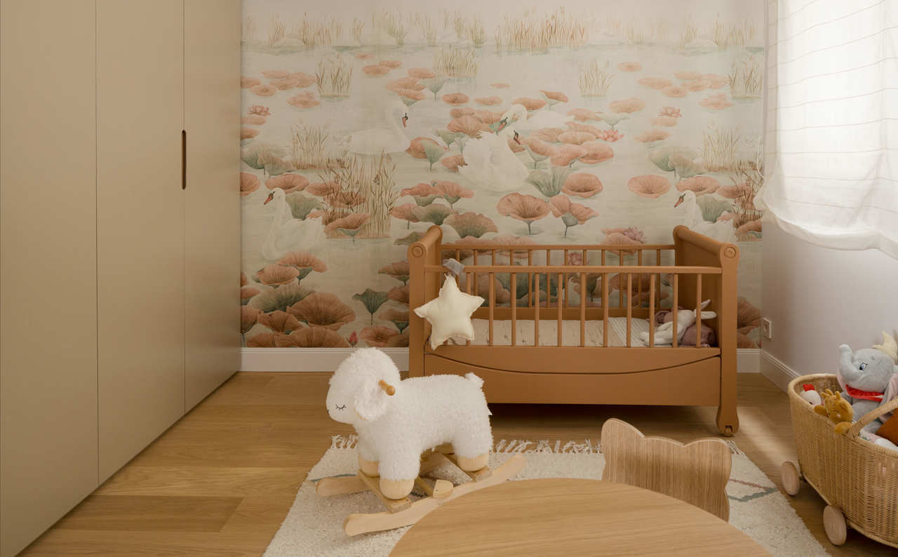 dormitorio infantil papel pintado