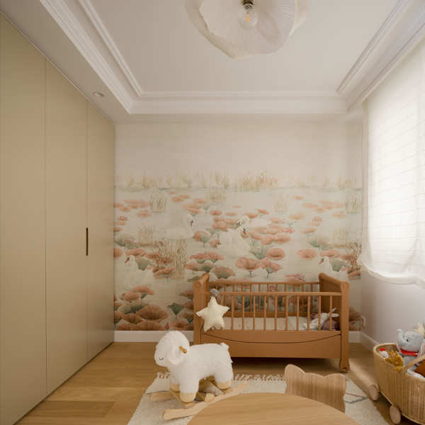 dormitorio infantil papel pintado