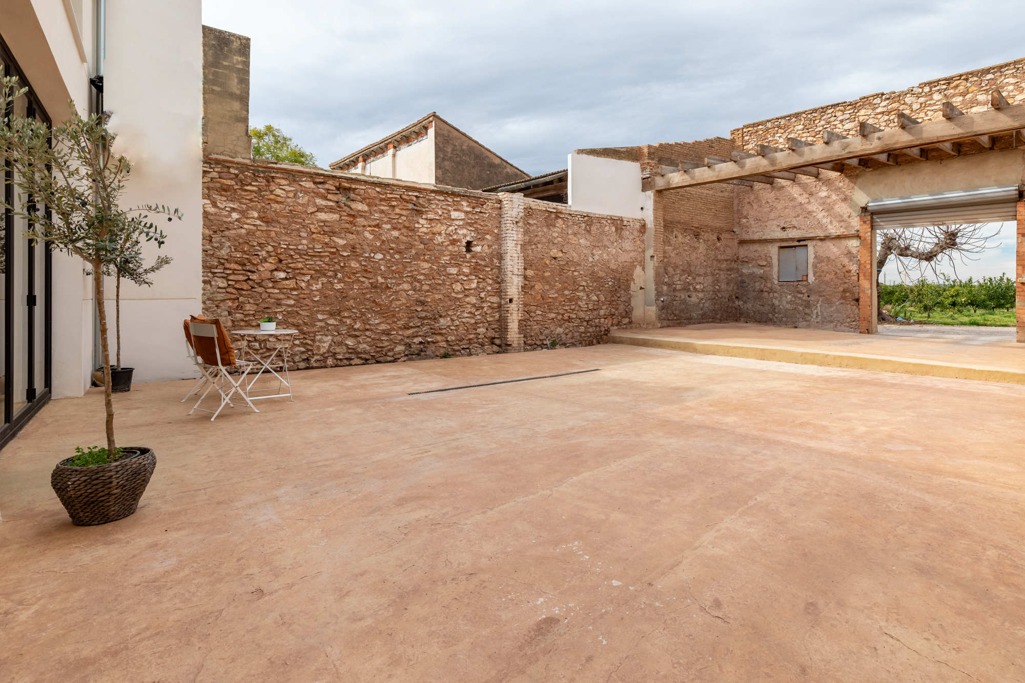 Patio trasero