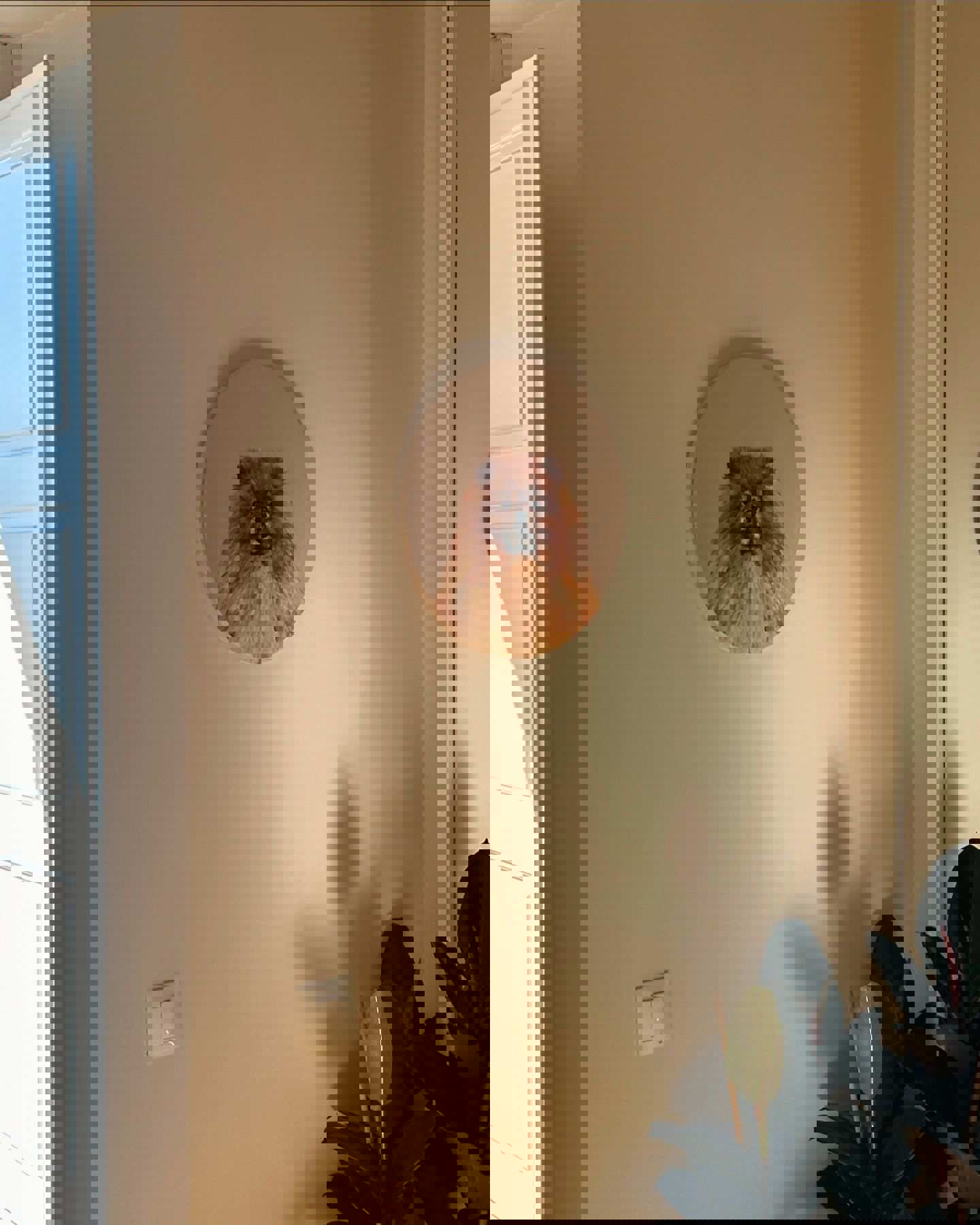 Su mascota es parte también de la decoración