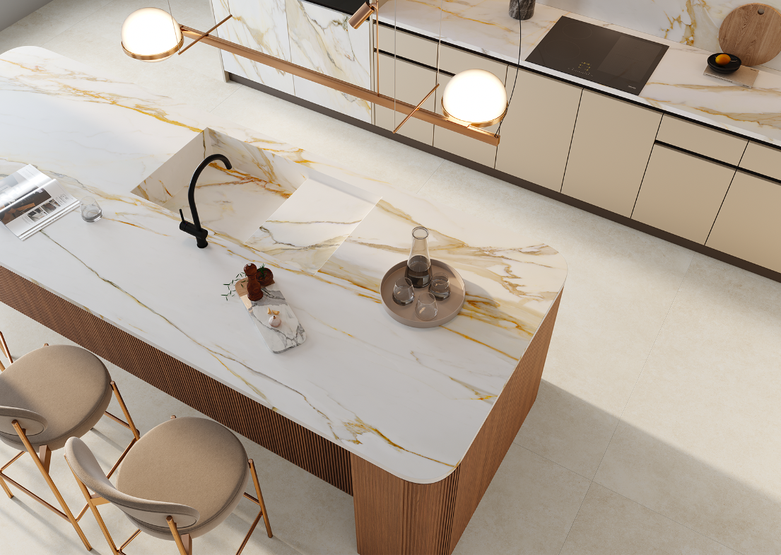 Cocina Calacata Gold