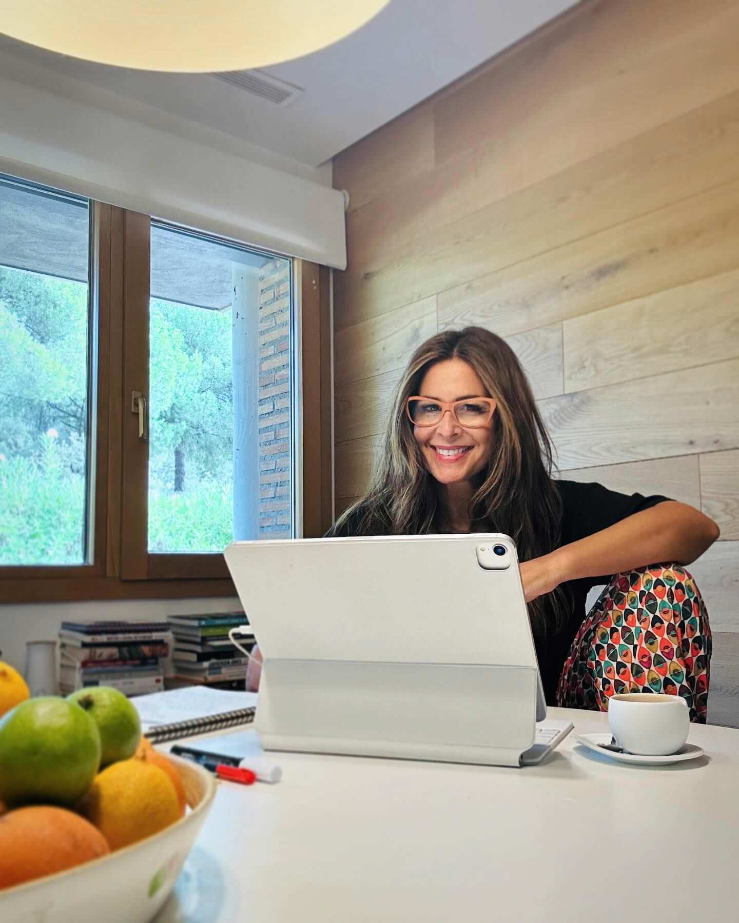 Nuria Roca en su cocina