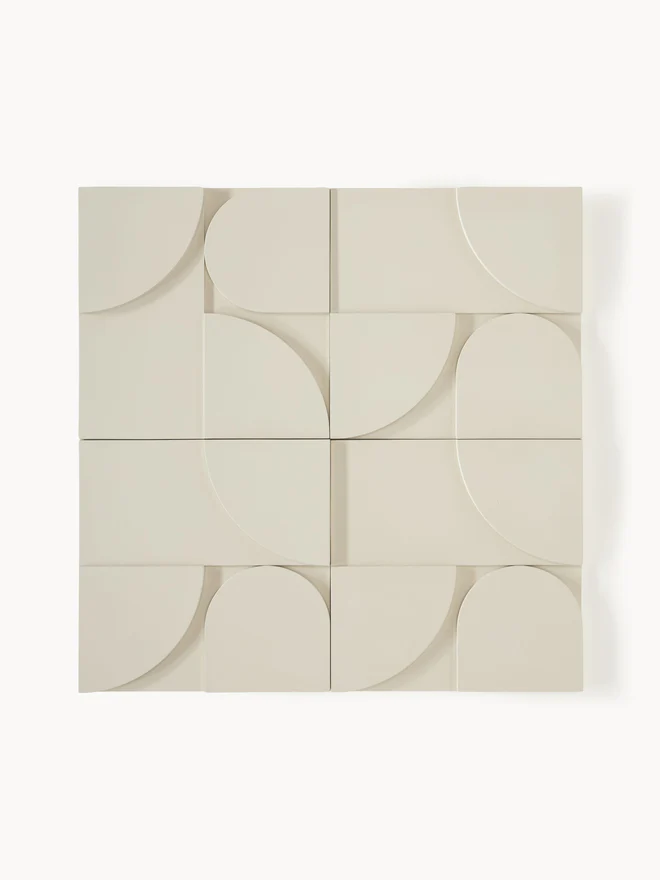 Panel decorativo blanco 