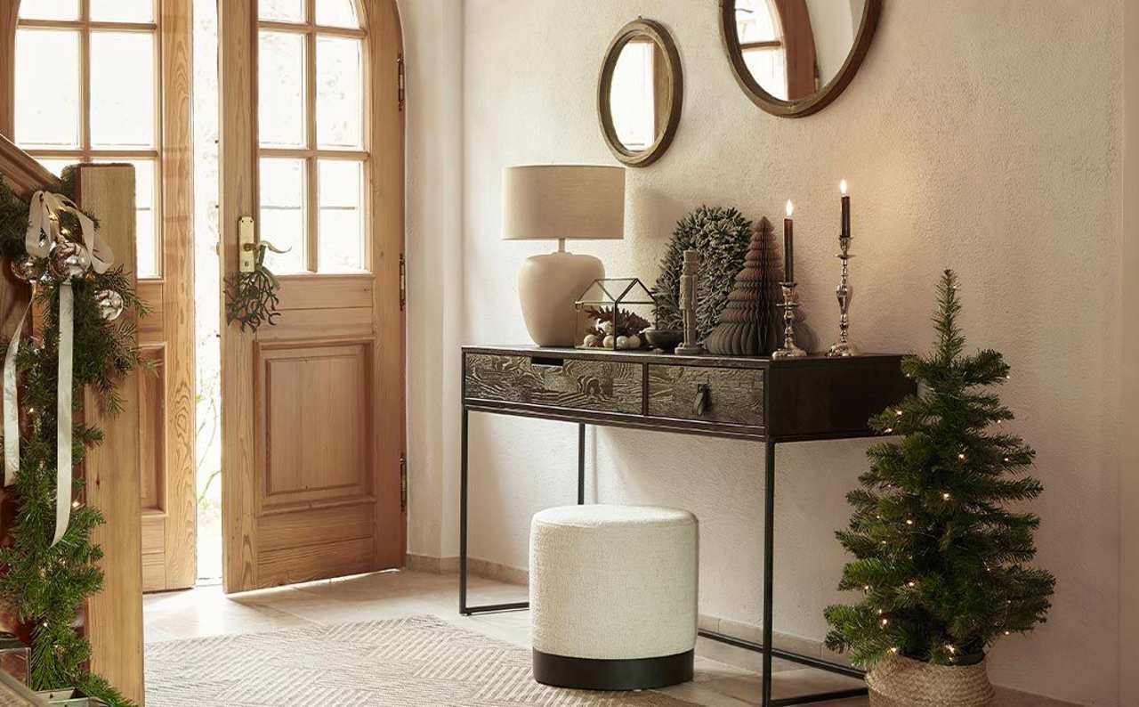 15 ideas para decorar el recibidor esta navidad