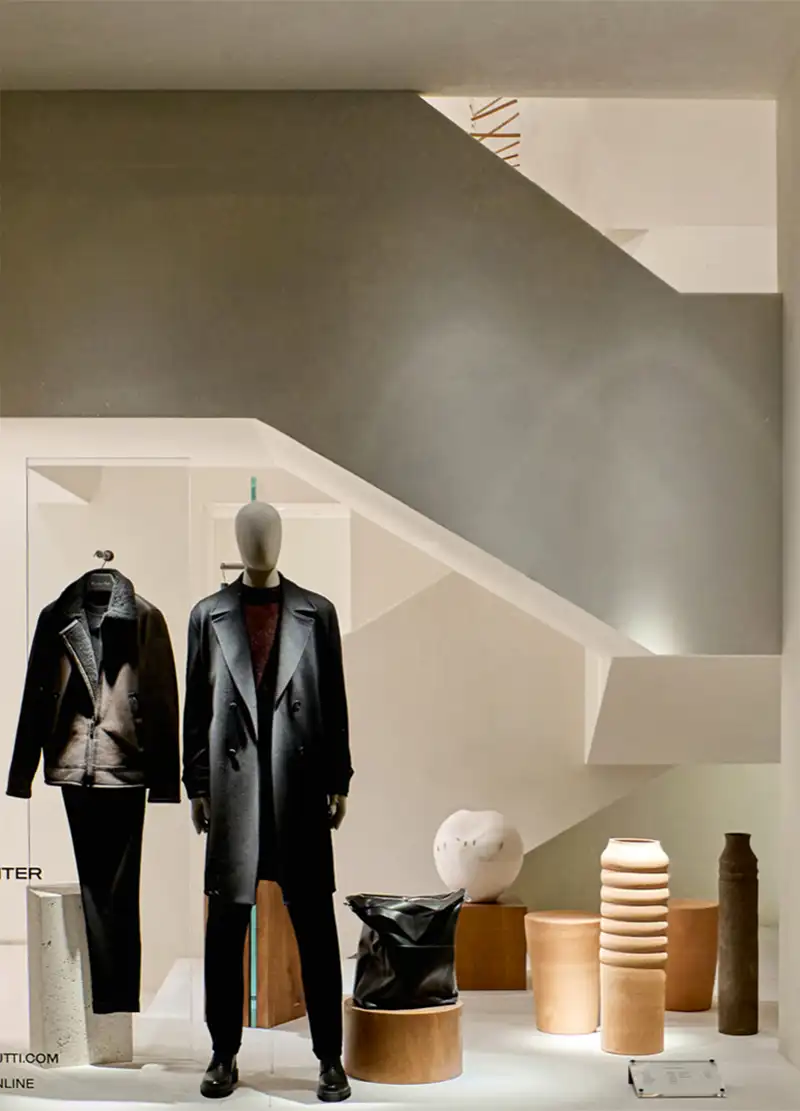 Tienda minimalista Massimo Dutti 