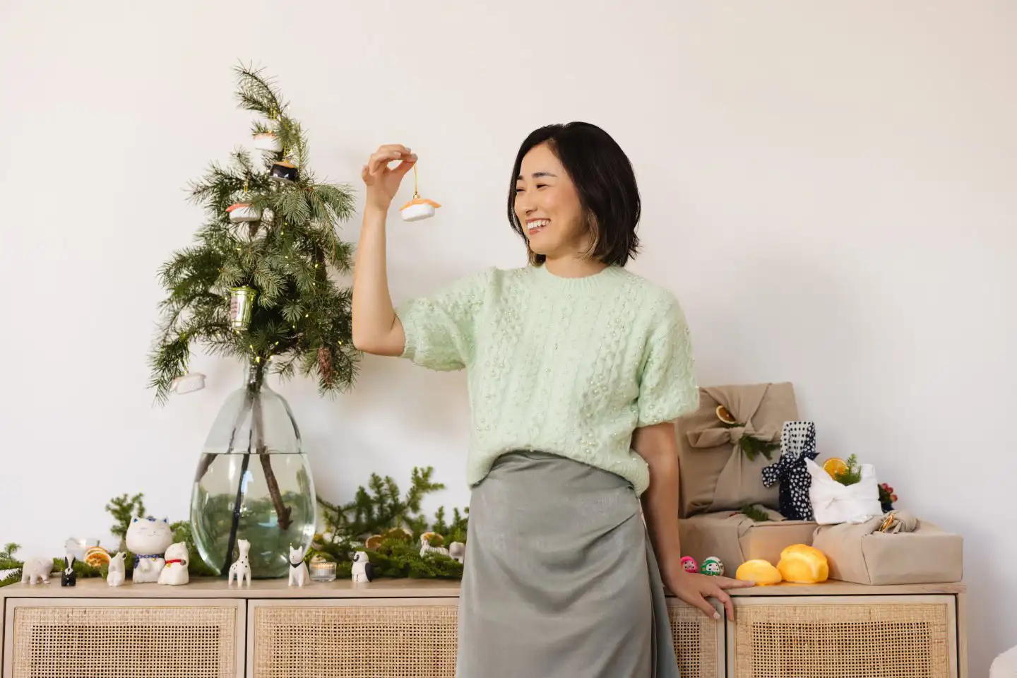 La mínima expresión hecha árbol de Navidad