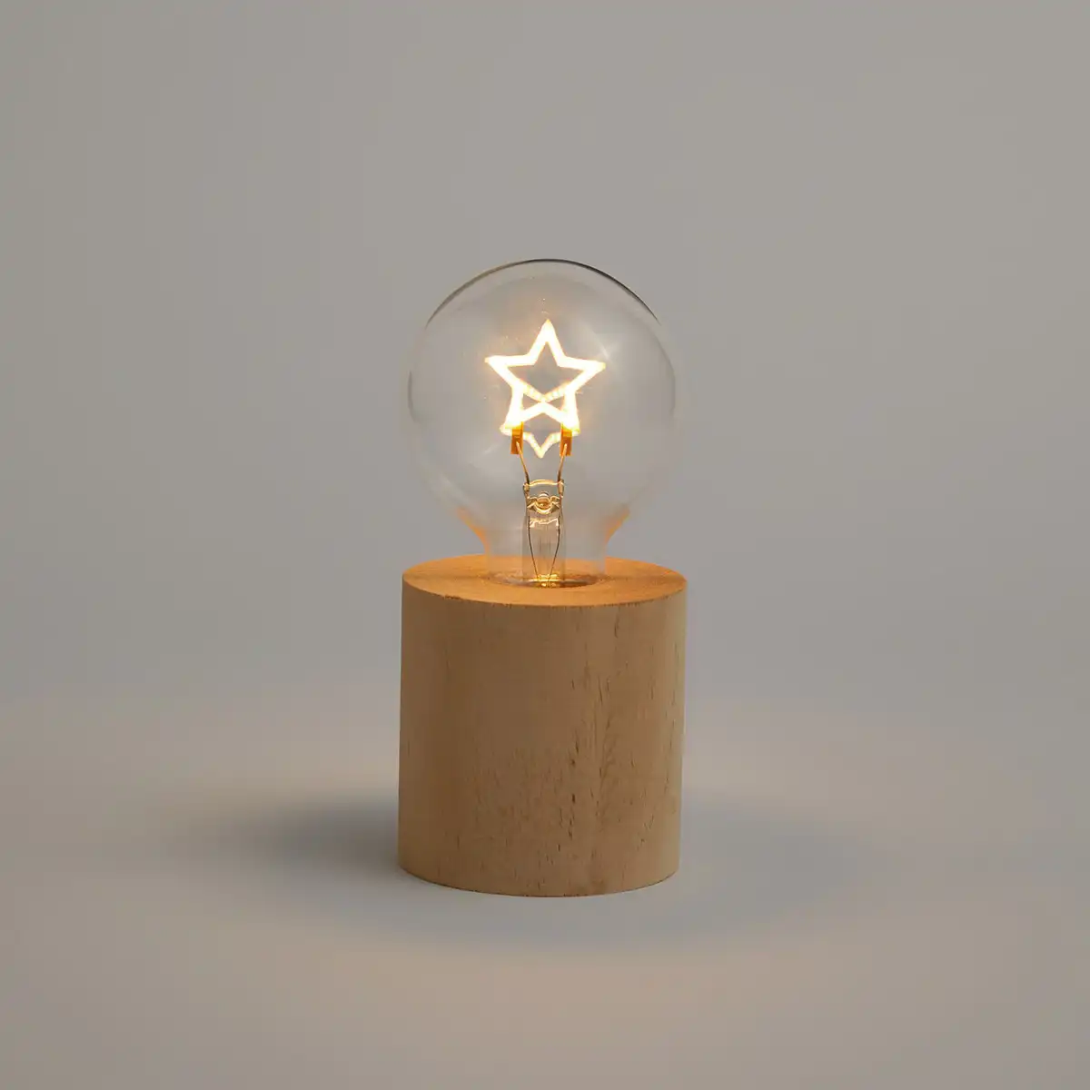 lamparita en forma de estrella