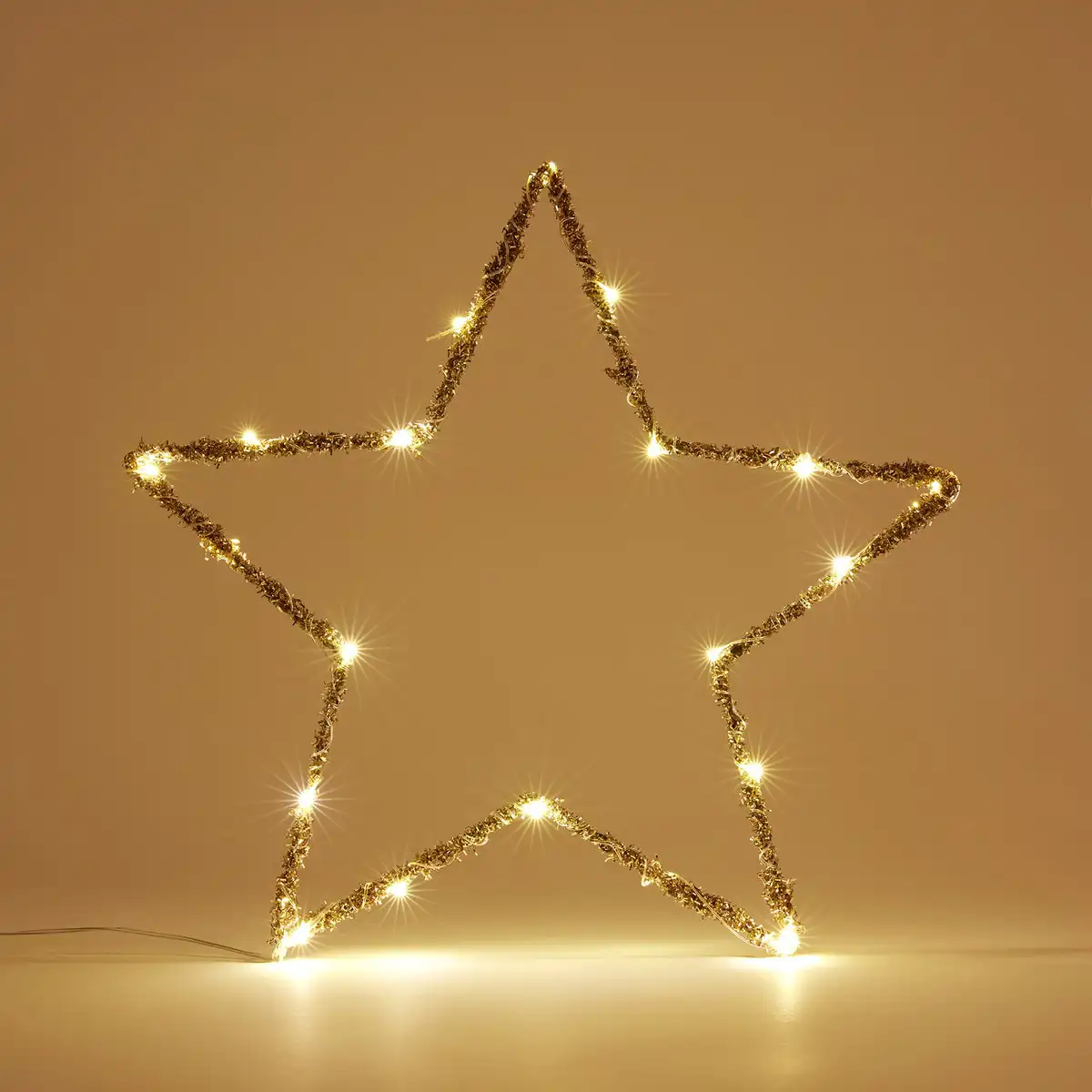 estrella luminosa de Navidad