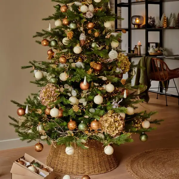 Estos jóvenes enseñan la mejor idea para decorar un árbol de Navidad pobre: una solución minimalista, natural y asequible