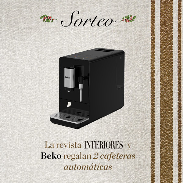 La revista Interiores sortea 2 cafeteras automáticas con espumador de Beko por Navidad: ¡disfruta del buen café en 2025!