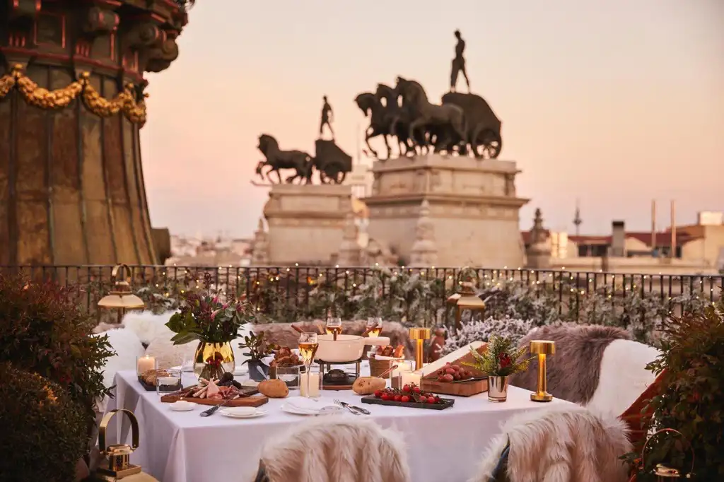 Winter terrace del hotel Four Seasons de Madrid 