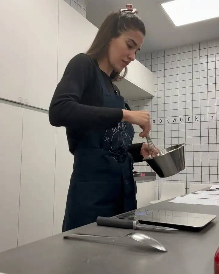 Lidia Torrent en pleno reto repostero