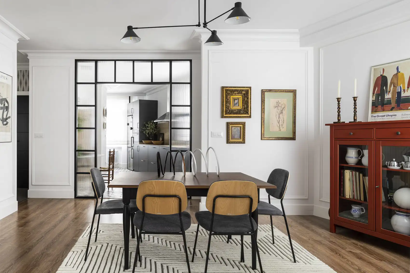  Un comedor retro vintage