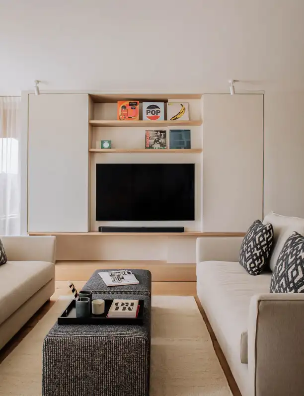 12 Ideas para decorar la pared del televisor y conseguir un salón más funcional y estiloso