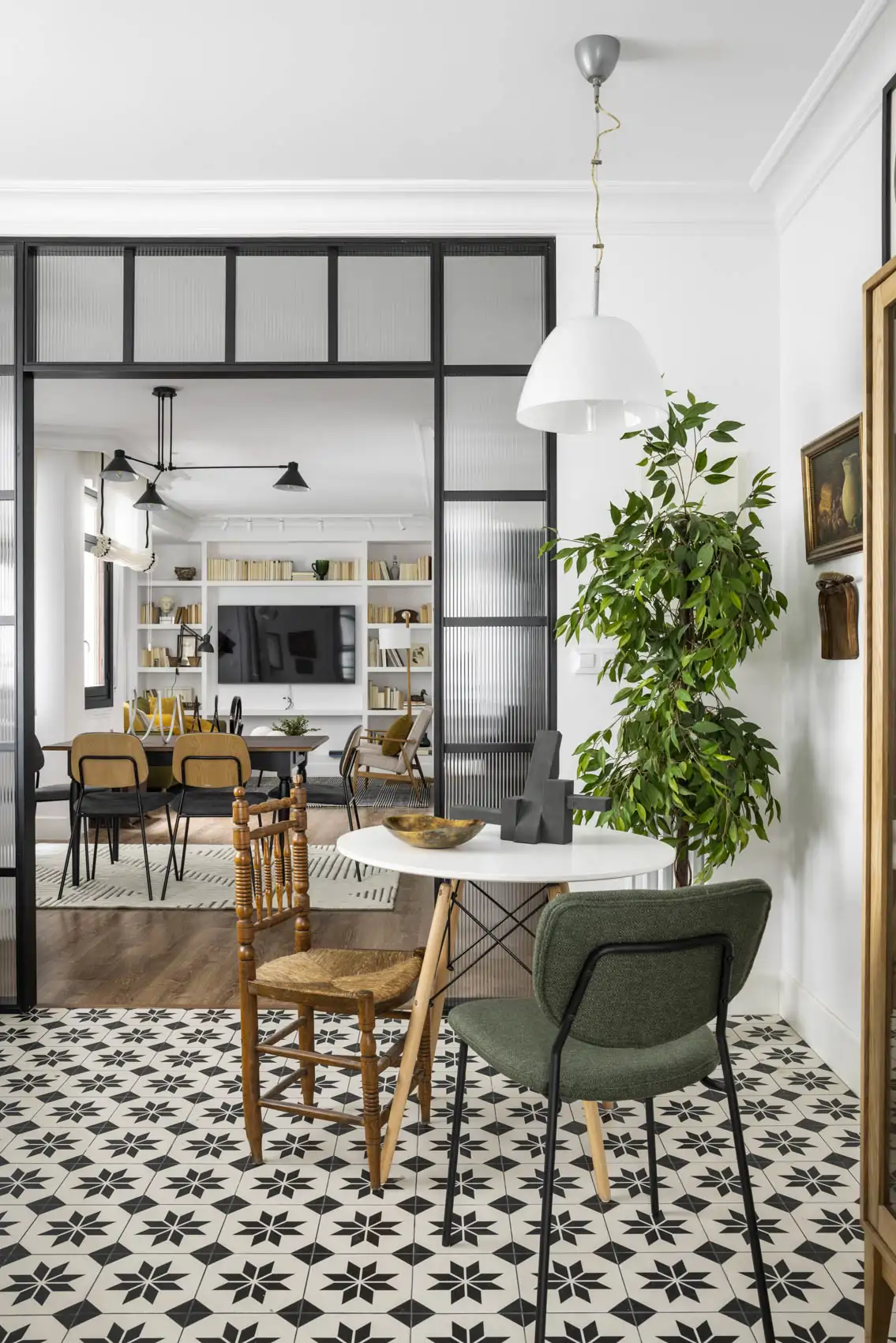  Una cocina retro vintage