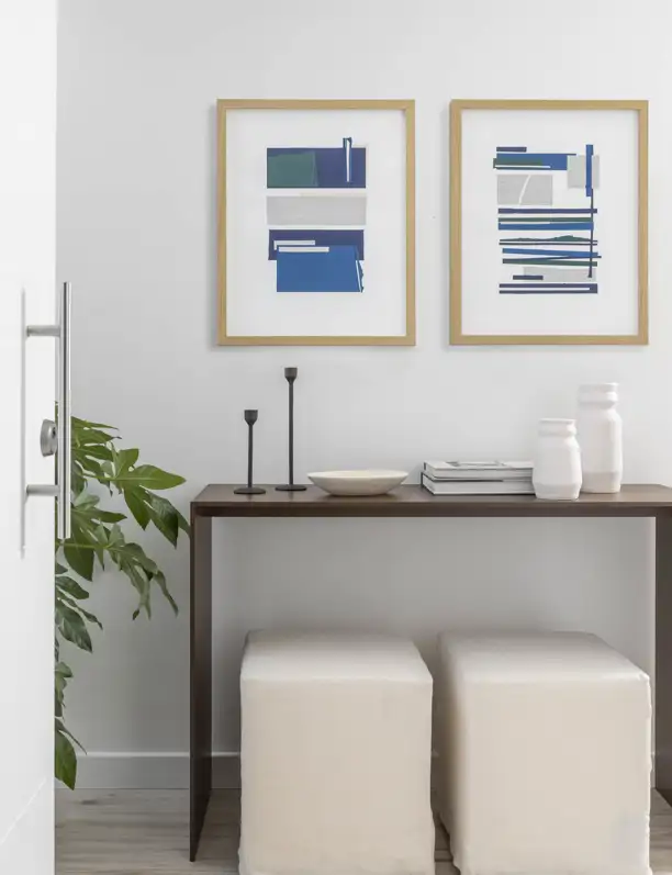 5 ideas de la Revista Interiores para decorar un recibidor pequeño