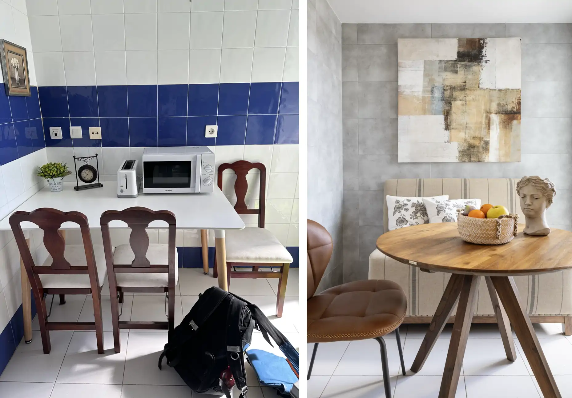 antes. despues office cocina