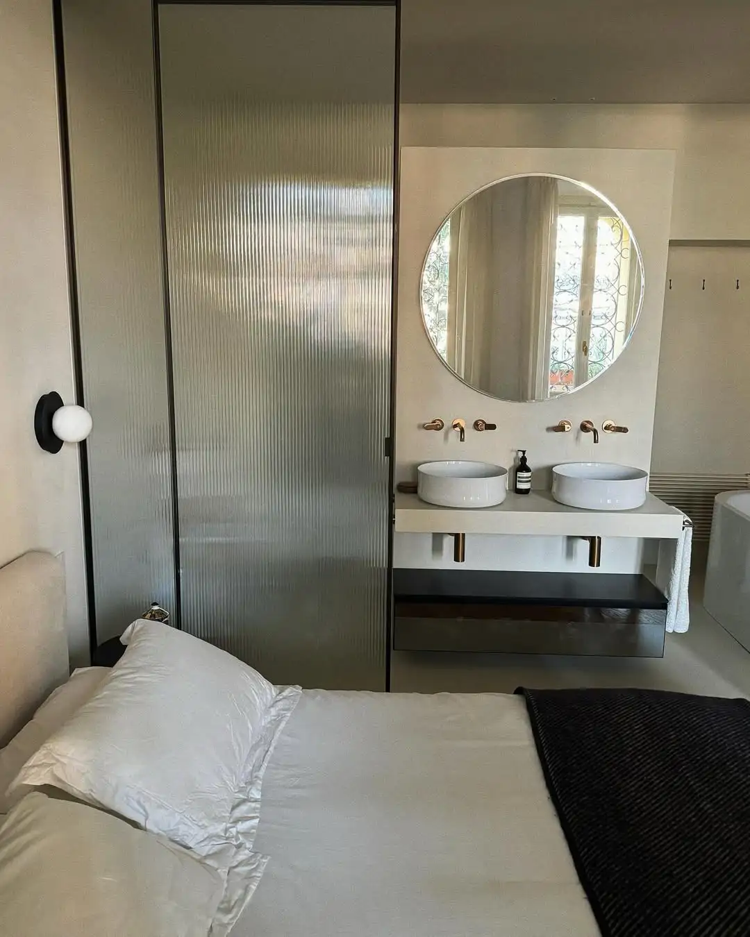 Iluminación del baño de la italiana Sara Rossetto