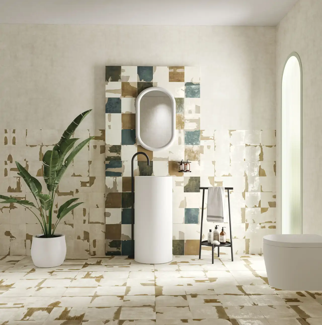 Baño mosaico