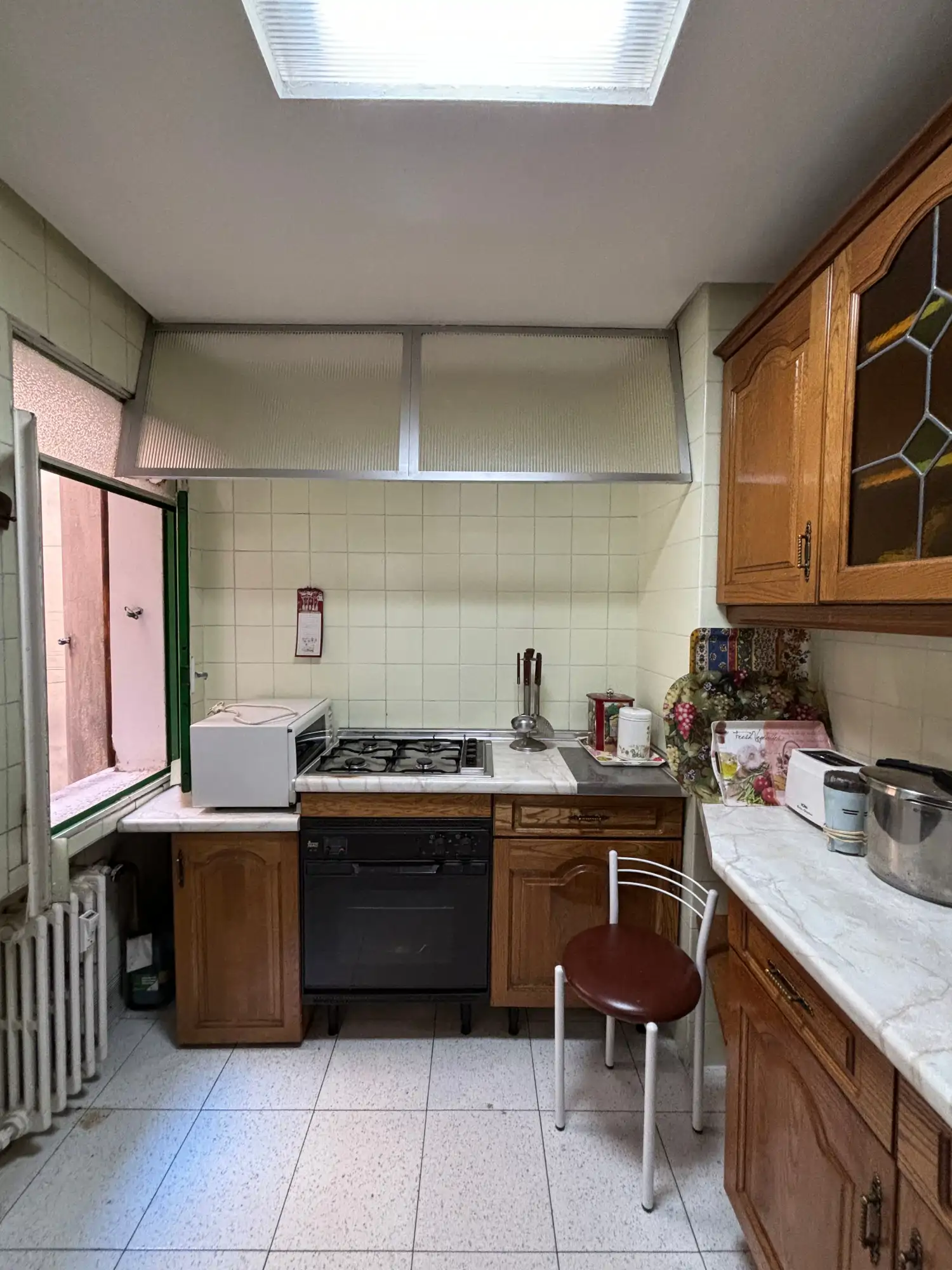 Antes: una cocina atrapada en el tiempo